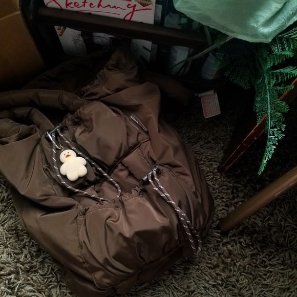 153. puffy drawstring tote bag - Picture 11 of 14